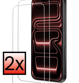 NoXx NoXx iPhone 17 Pro Max Screenprotector Glas Met Dichte Notch - 2 PACK