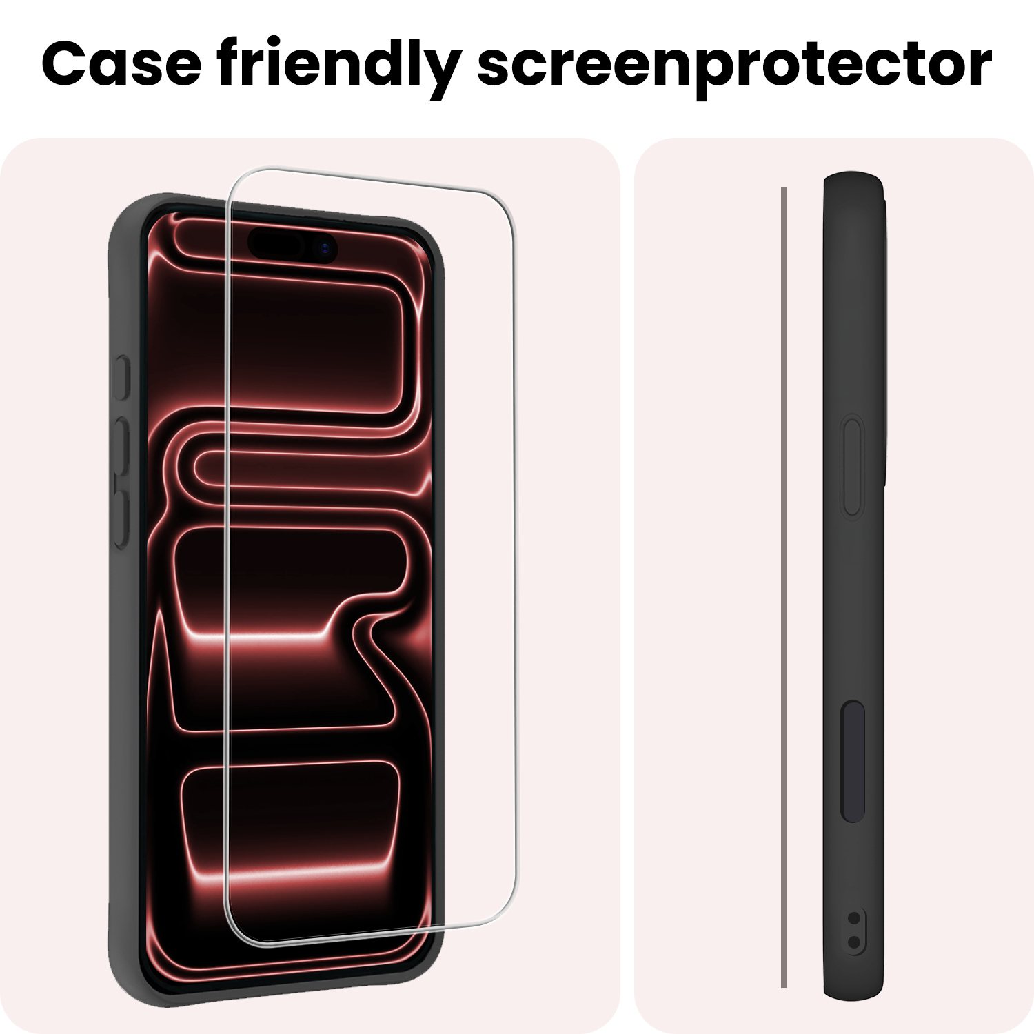NoXx NoXx iPhone 17 Pro Max Screenprotector Glas Met Dichte Notch - 2 PACK
