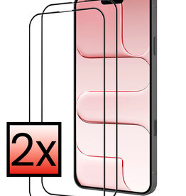NoXx NoXx iPhone Air Screenprotector Glas Full Cover 2D - 2 PACK