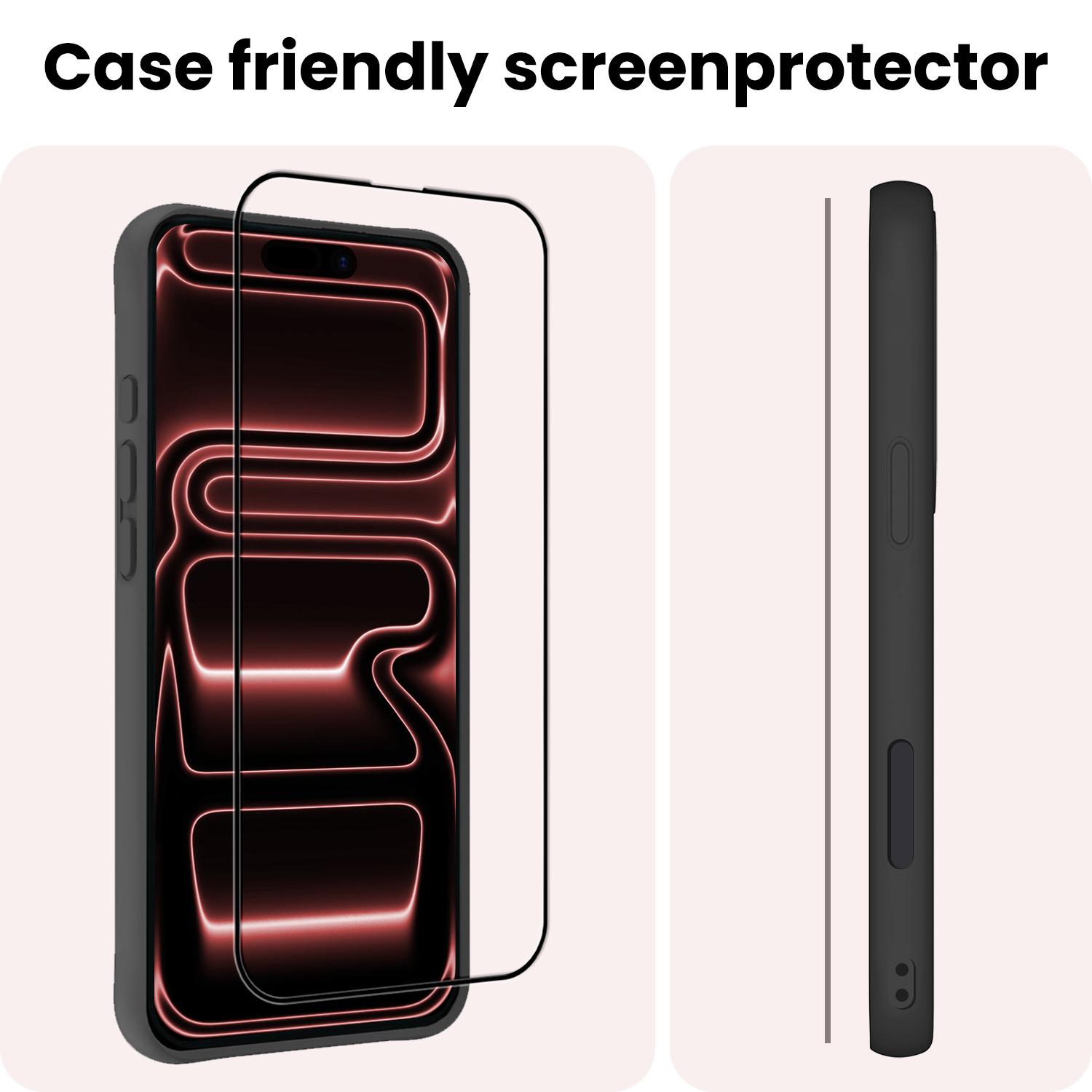 NoXx NoXx iPhone 17 Pro Max Screenprotector Glas Full Cover 2D - 3 PACK