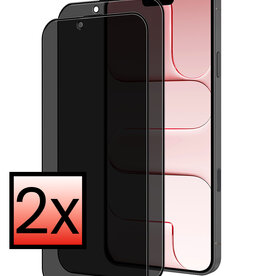 NoXx NoXx iPhone Air Screenprotector Glas Privacy - 2 PACK