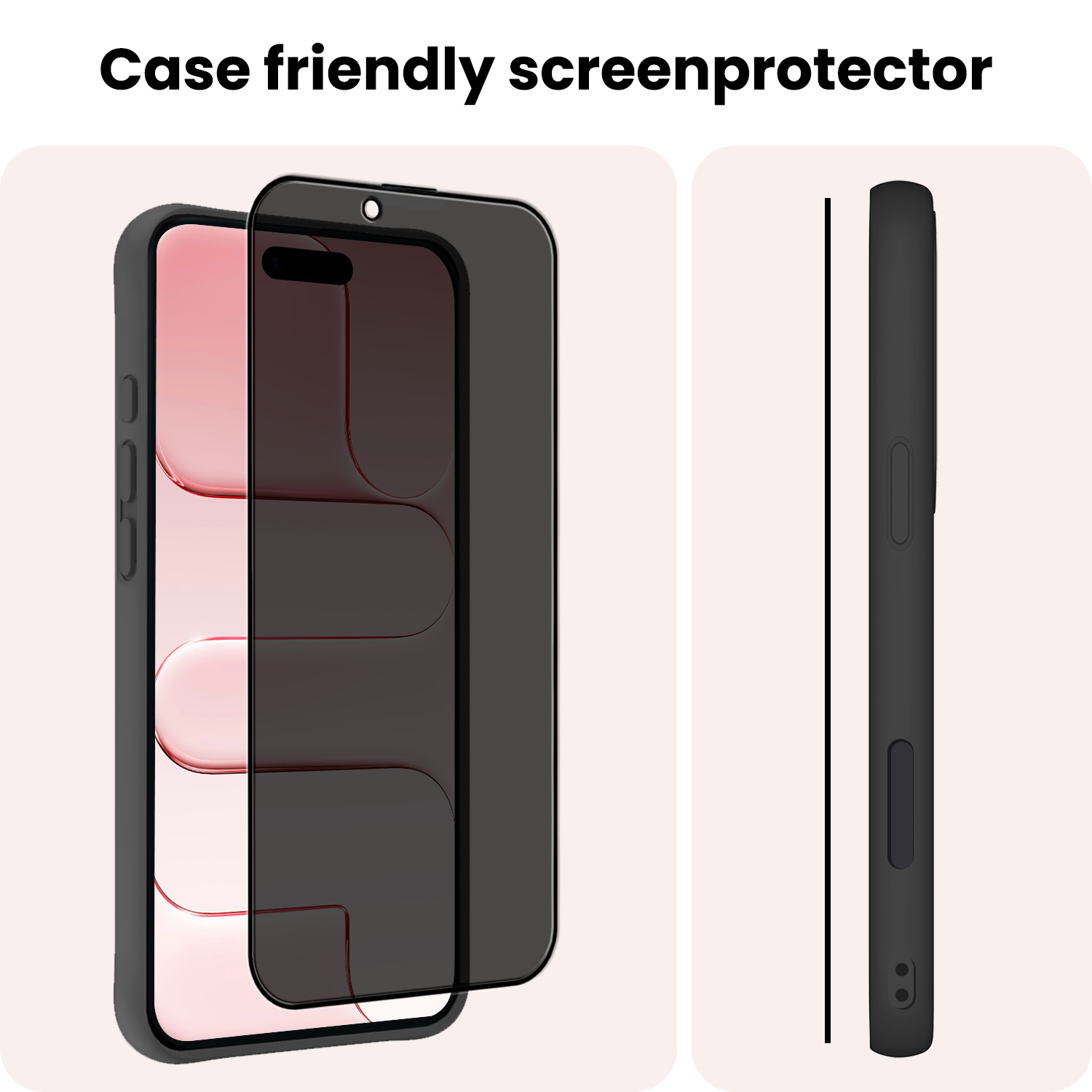 NoXx NoXx iPhone Air Screenprotector Glas Privacy - 3 PACK