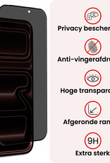 NoXx NoXx iPhone 17 Pro Screenprotector Glas Privacy