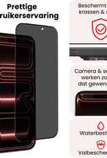 NoXx NoXx iPhone 17 Pro Screenprotector Glas Privacy - 2 PACK