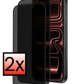 NoXx NoXx iPhone 17 Pro Max Screenprotector Glas Privacy - 2 PACK