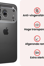 NoXx NoXx iPhone 17 Pro Camera Screenprotector - 2 PACK