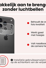 NoXx NoXx iPhone 17 Pro Camera Screenprotector - 3 PACK