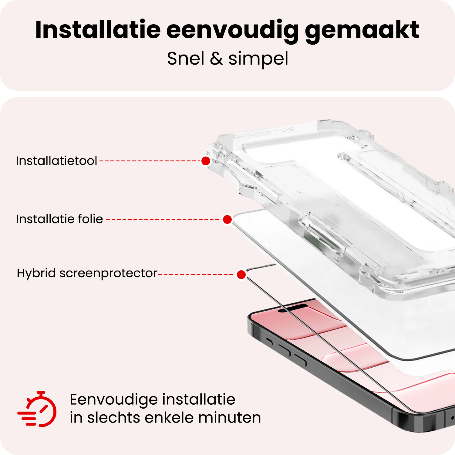 NoXx NoXx iPhone Air Hybrid Screenprotector