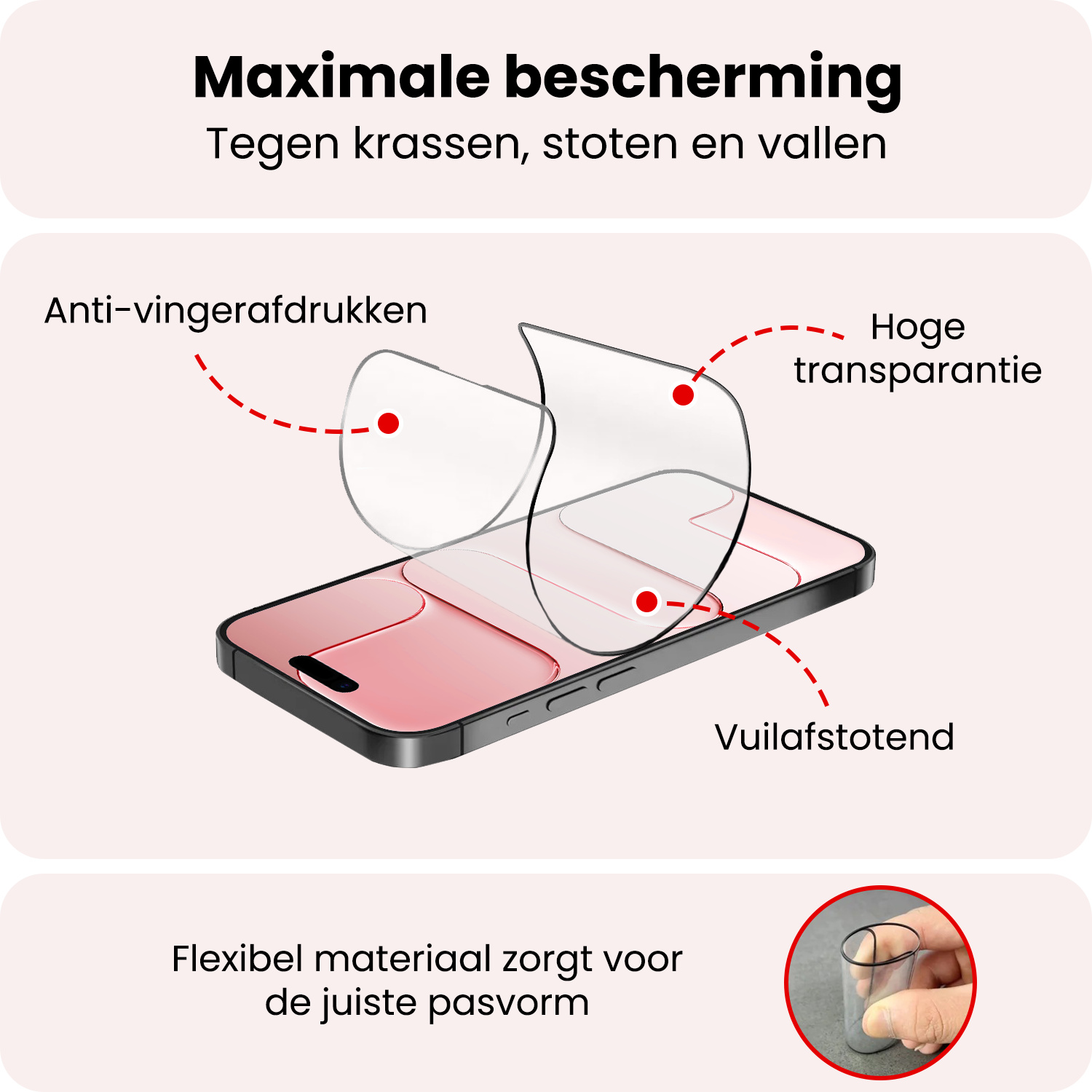 NoXx NoXx iPhone Air Hybrid Screenprotector