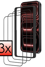 NoXx NoXx iPhone 17 Pro Max Screenprotector Met Installieframe - 3 PACK
