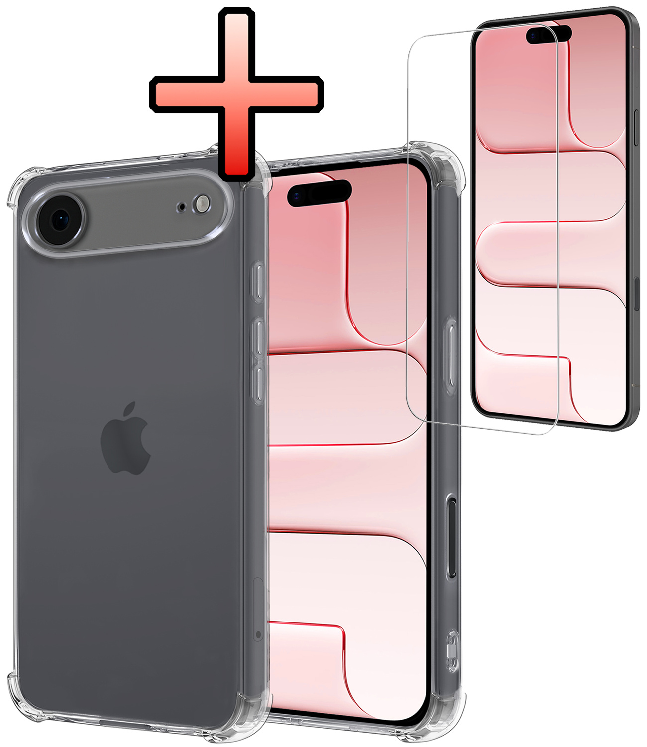 NoXx NoXx iPhone Air Hoesje Shockproof Met Screenprotector Met Dichte Notch