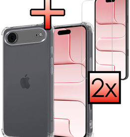 NoXx NoXx iPhone Air Hoesje Shockproof Met 2x Screenprotector Met Dichte Notch