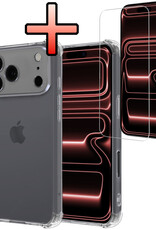 NoXx NoXx iPhone 17 Pro Hoesje Shockproof Met Screenprotector Met Dichte Notch