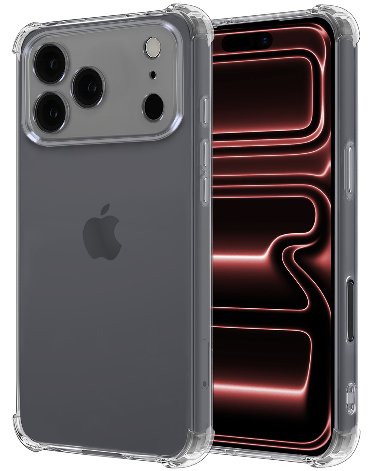 NoXx NoXx iPhone 17 Pro Max Hoesje Shockproof - Transparant