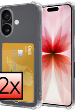 NoXx NoXx iPhone 17 Hoesje Pashouder - 2 PACK