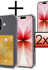 NoXx NoXx iPhone 17 Hoesje Pashouder Met Screenprotector