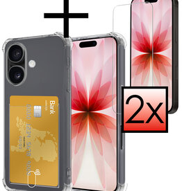 NoXx NoXx iPhone 17 Hoesje Pashouder Met Screenprotector