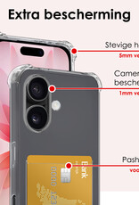 NoXx NoXx iPhone 17 Hoesje Pashouder Met Screenprotector
