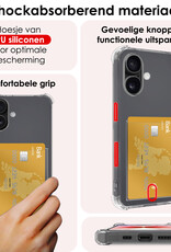 NoXx NoXx iPhone 17 Hoesje Pashouder Met 2x Screenprotector