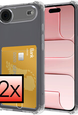 NoXx NoXx iPhone Air Hoesje Pashouder - 2 PACK