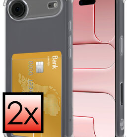 NoXx NoXx iPhone Air Hoesje Pashouder - 2 PACK