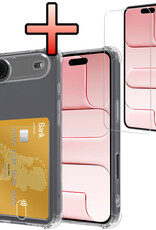 NoXx NoXx iPhone Air Hoesje Pashouder Met Screenprotector
