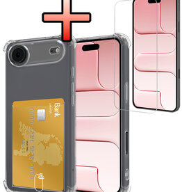 NoXx NoXx iPhone Air Hoesje Pashouder Met Screenprotector