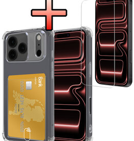 NoXx NoXx iPhone 17 Pro Hoesje Pashouder Met Screenprotector