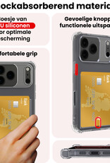 NoXx NoXx iPhone 17 Pro Hoesje Pashouder Met Screenprotector