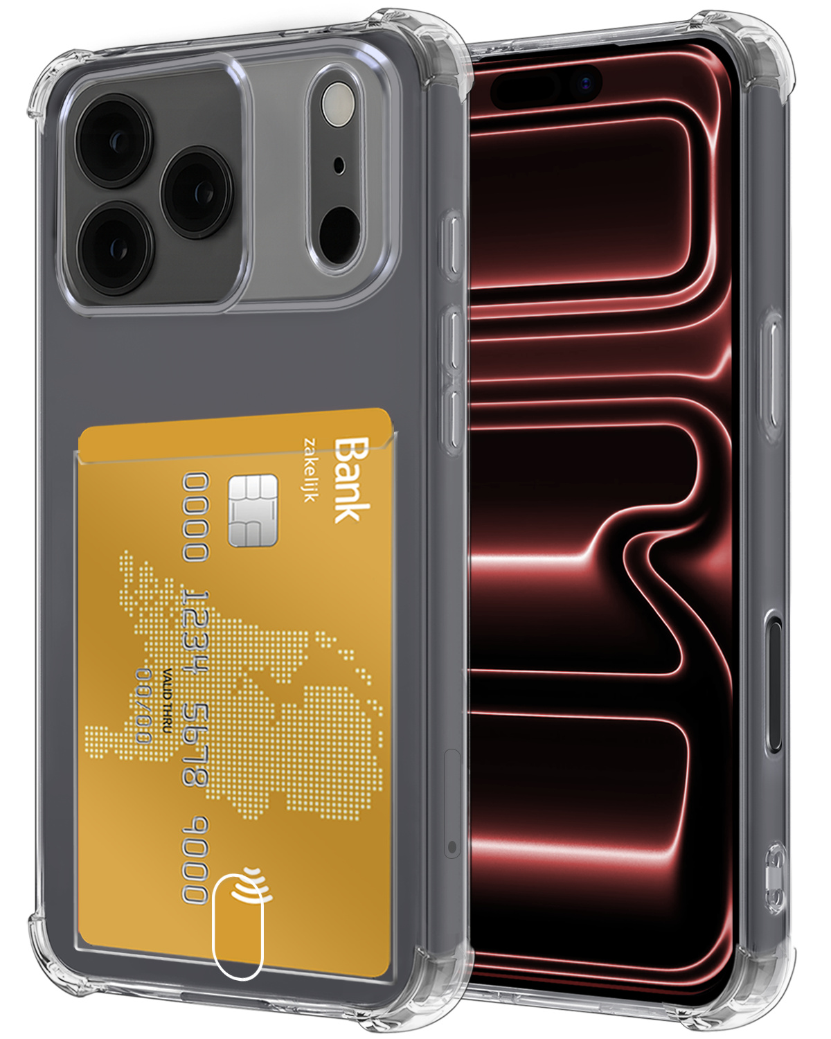 NoXx NoXx iPhone 17 Pro Max Hoesje Pashouder