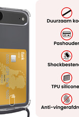 NoXx NoXx iPhone Air Hoesje Pashouder met Koord - 2 PACK