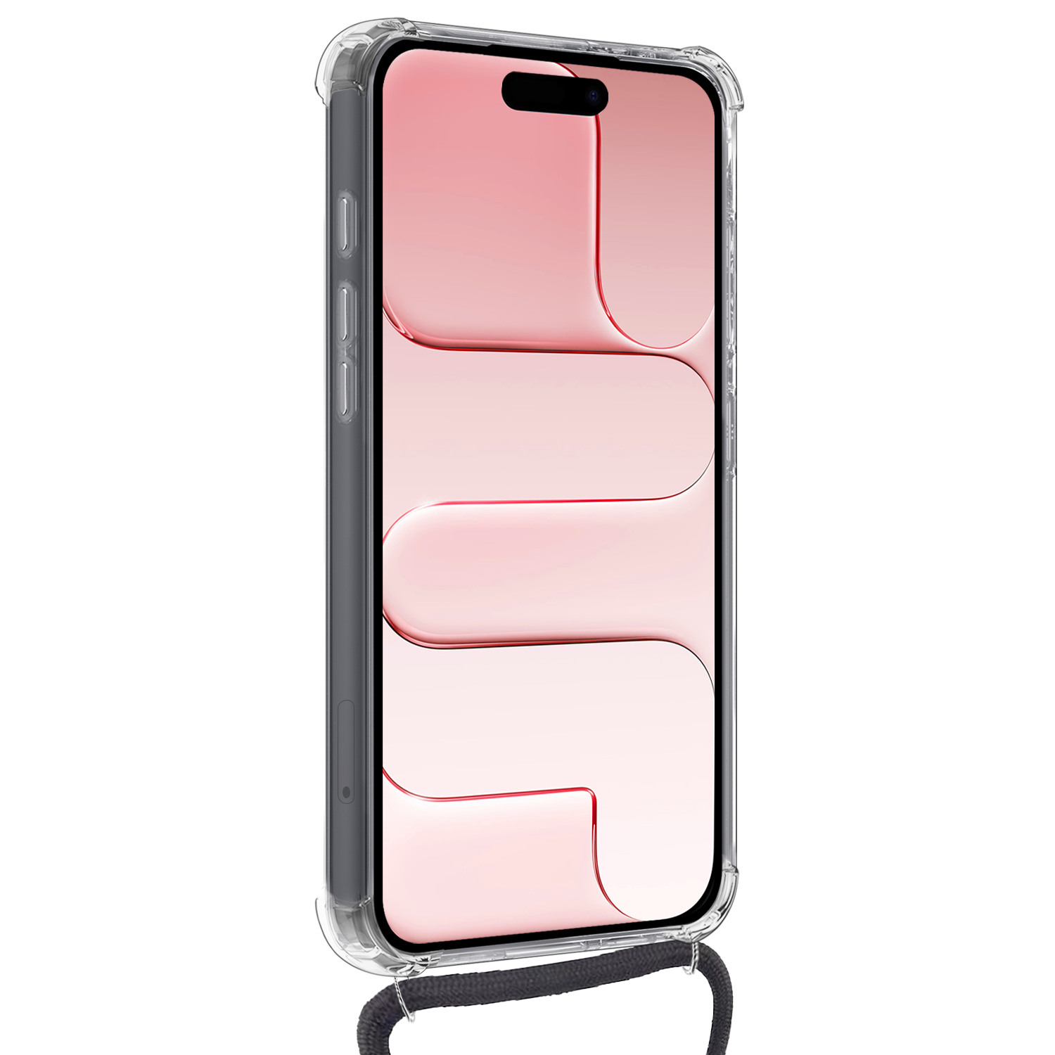 NoXx NoXx iPhone Air Hoesje Pashouder met Koord - 2 PACK