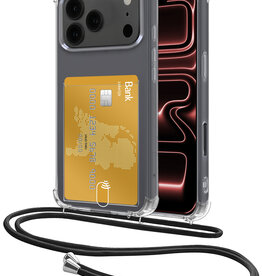 NoXx NoXx iPhone 17 Pro Max Hoesje Pashouder met Koord