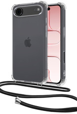 NoXx NoXx iPhone Air Hoesje Transparant Shockproof Met Zwart Koord