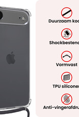NoXx NoXx iPhone Air Hoesje Transparant Shockproof Met Zwart Koord
