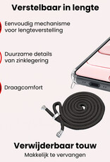NoXx NoXx iPhone Air Hoesje Transparant Shockproof Met Zwart Koord