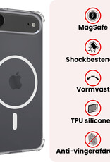 NoXx NoXx iPhone Air Magsafe Hoesje Transparant Met 2x Screenprotector