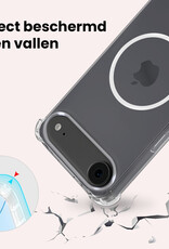 NoXx NoXx iPhone Air Magsafe Hoesje Transparant Met 2x Screenprotector