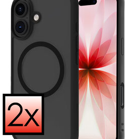 NoXx NoXx iPhone 17 Magsafe Hoesje - Zwart - 2 PACK