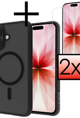 NoXx NoXx iPhone 17 Magsafe Hoesje Zwart Met Screenprotector