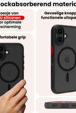 NoXx NoXx iPhone 17 Magsafe Hoesje Zwart Met Screenprotector