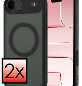 NoXx NoXx iPhone Air Magsafe Hoesje - Zwart - 2 PACK
