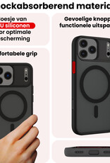 NoXx NoXx iPhone 17 Pro Max Magsafe Hoesje Zwart Met 2x Screenprotector