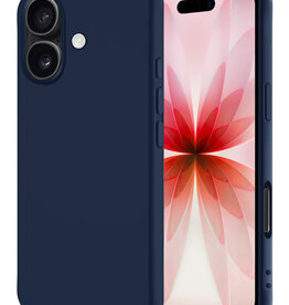NoXx NoXx iPhone 17 Hoesje Siliconen - Donkerblauw