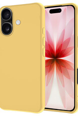 NoXx NoXx iPhone 17 Hoesje Siliconen - Geel