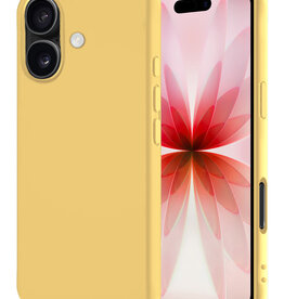 NoXx NoXx iPhone 17 Hoesje Siliconen - Geel