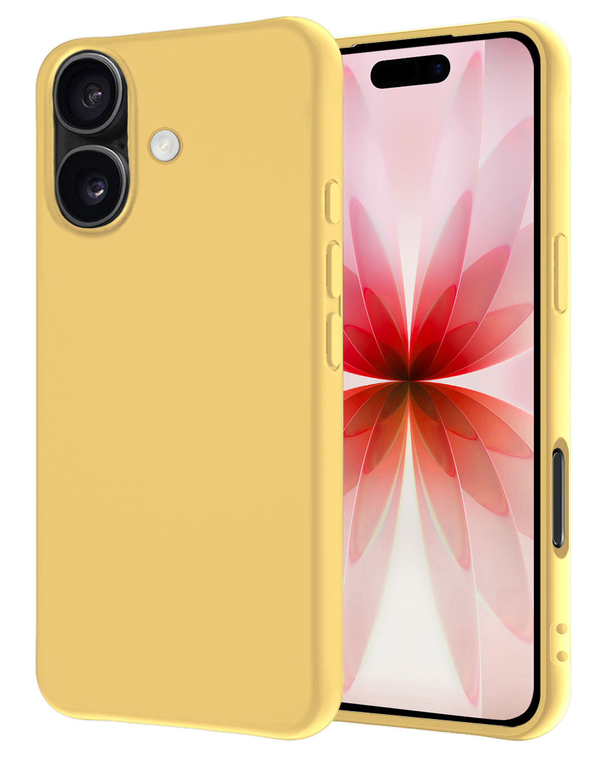 NoXx NoXx iPhone 17 Hoesje Siliconen - Geel