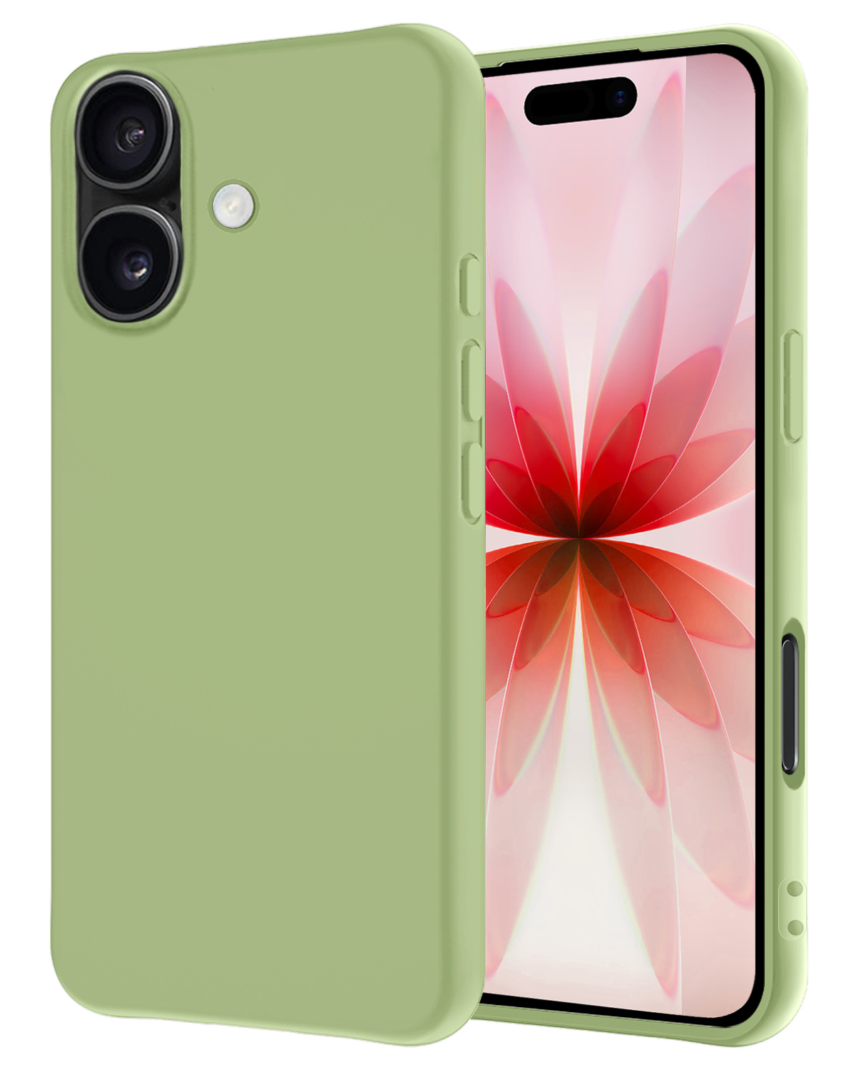 NoXx NoXx iPhone 17 Hoesje Siliconen - Groen
