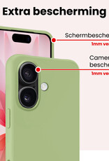 NoXx NoXx iPhone 17 Hoesje Siliconen - Groen
