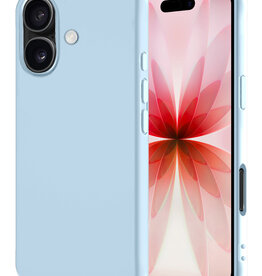 NoXx NoXx iPhone 17 Hoesje Siliconen - Lichtblauw